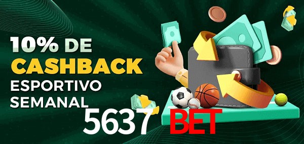 10% de bônus de cashback na 5637 bet